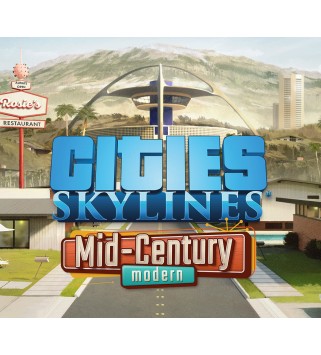 Cities: Skylines - Content Creator Pack: Mid-Century Modern DLC English Language Only Steam Key GLOBAL